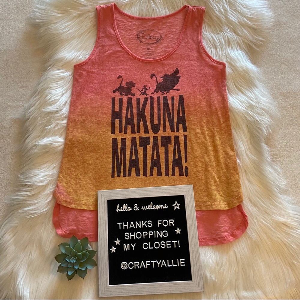 Disney Lion King ‘Hakuna Matata’ Tank | Women’s XS